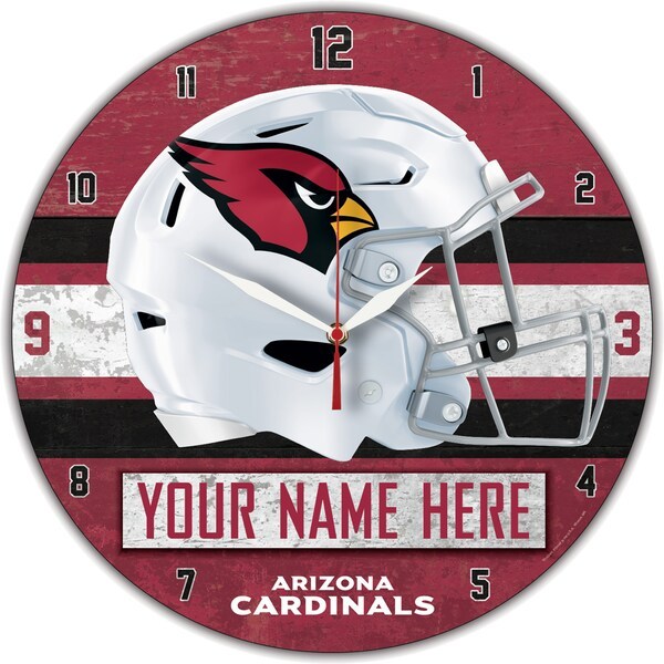Arizona Cardinals WinCraft Personalized 14'' Round Wall Clock