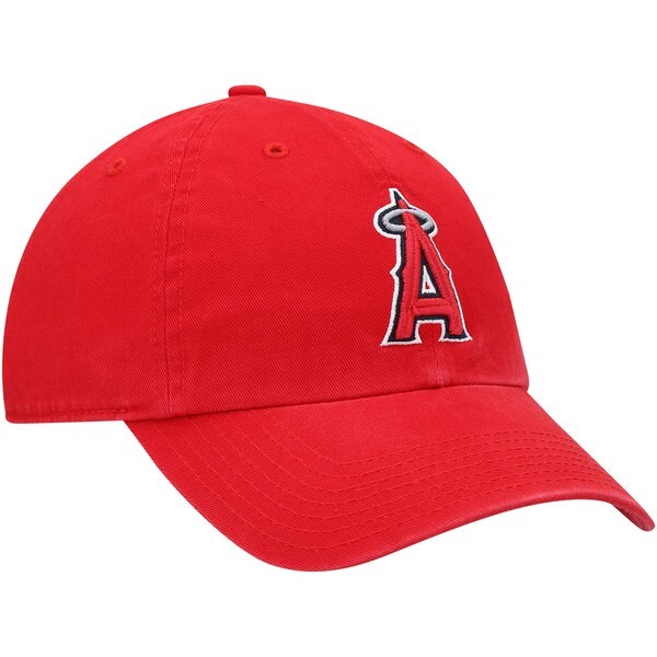 Los Angeles Angels '47 Youth Team Logo Clean Up Adjustable Hat - Red