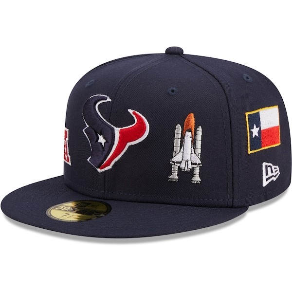 Houston Texans New Era Team Local 59FIFTY Fitted Hat - Navy