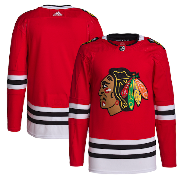 Chicago Blackhawks adidas Home Primegreen Authentic Pro Jersey - Red