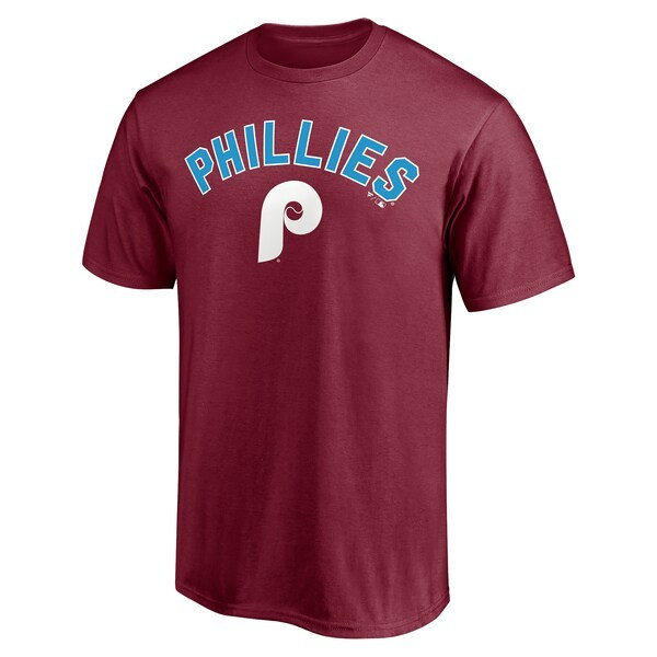 Philadelphia Phillies Fanatics Branded Cooperstown Winning Streak Alternate Personalized Name & Number T-Shirt - Burgundy