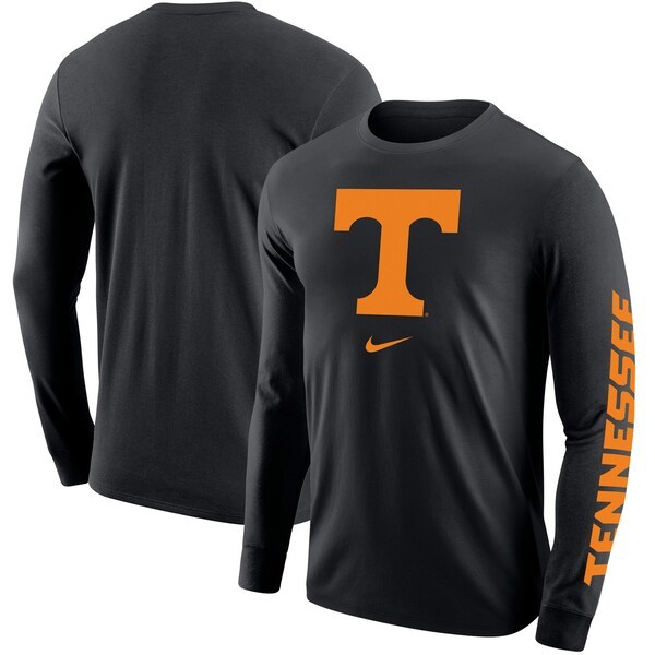 Tennessee Volunteers Nike Team Lockup 2-Hit Long Sleeve T-Shirt - Black
