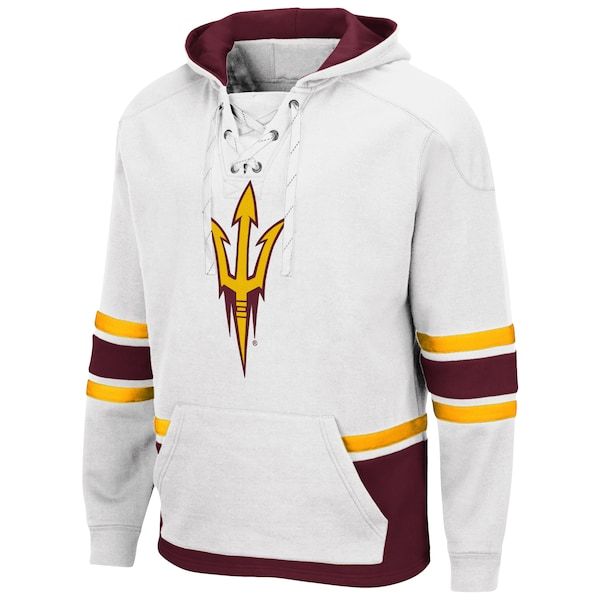 Arizona State Sun Devils Colosseum Lace Up 3.0 Pullover Hoodie - White