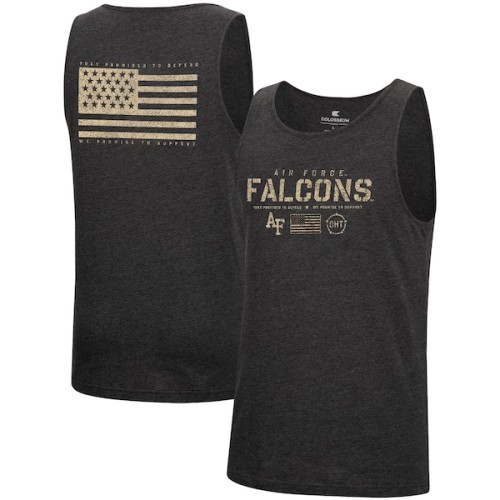 Air Force Falcons Colosseum Military Appreciation OHT Transport Tank Top - Heathered Black