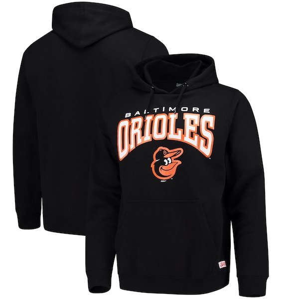 Baltimore Orioles Stitches Team Pullover Hoodie - Black