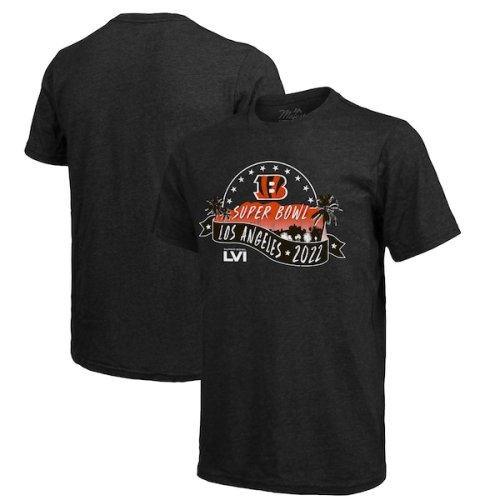 Cincinnati Bengals Majestic Threads Super Bowl LVI Bound Hollywood T-Shirt - Black