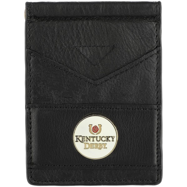 Kentucky Derby Ahead Bi-Fold Leather Wallet