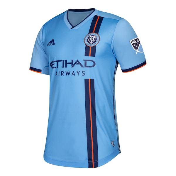 New York City FC adidas 2020 Primary Authentic Custom Jersey - Blue