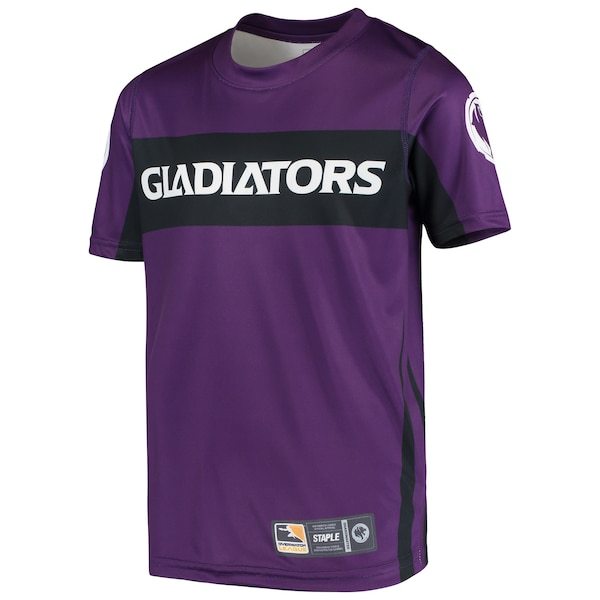 Los Angeles Gladiators Youth Sublimated Replica Jersey T-Shirt - Purple