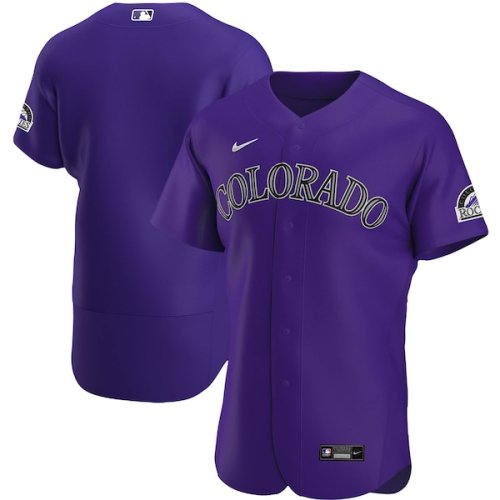 Colorado Rockies Nike Alternate Authentic Team Jersey - Purple