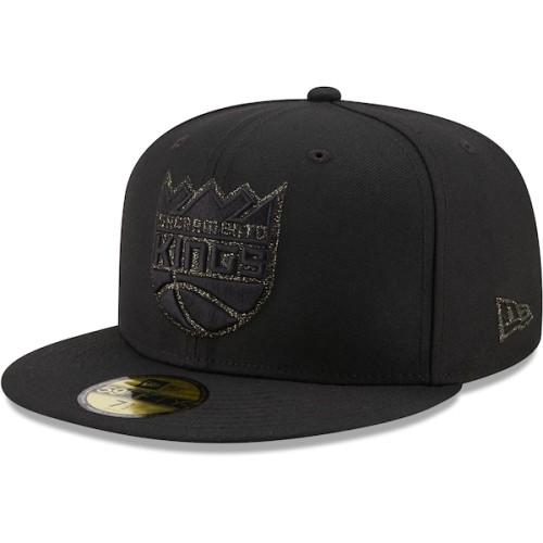 Sacramento Kings New Era Logo Spark 59FIFTY Fitted Hat - Black