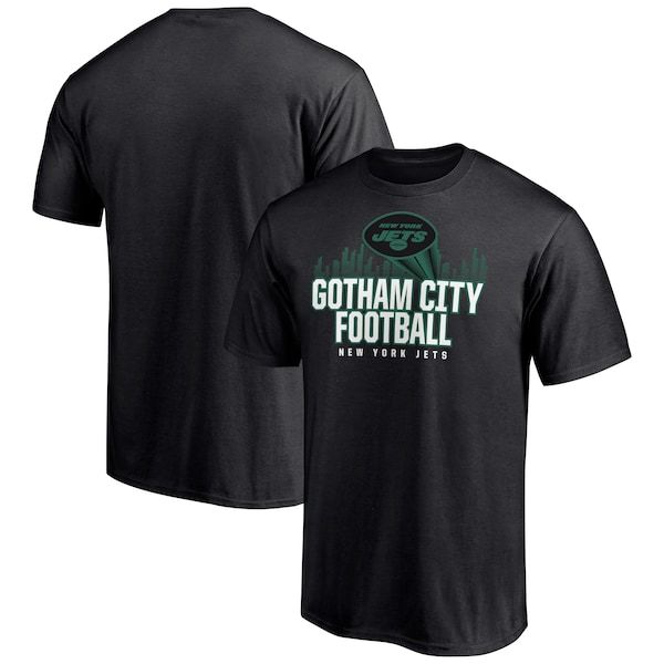 New York Jets Fanatics Branded Hometown Collection 1st Down T-Shirt - Black