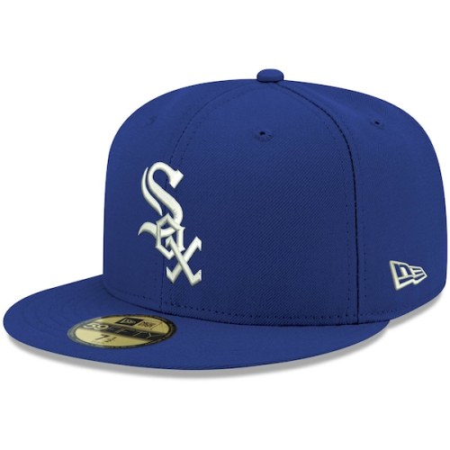 Chicago White Sox New Era Logo White 59FIFTY Fitted Hat - Royal