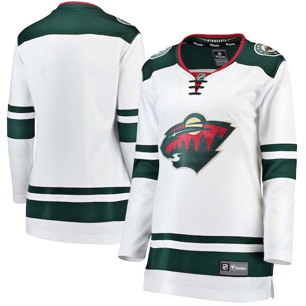 Minnesota Wild Fanatics Branded Women's Away Breakaway Jersey - White