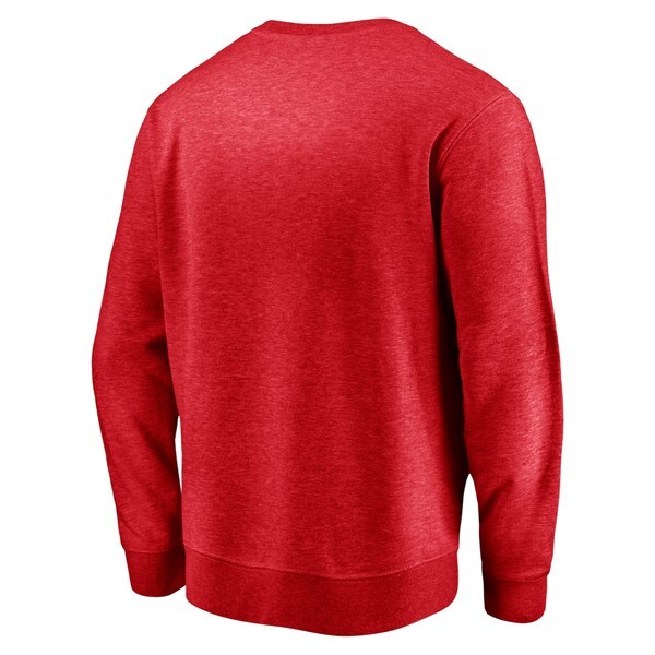Atlanta Hawks Fanatics Branded Game Time Arch Pullover Sweatshirt - Red