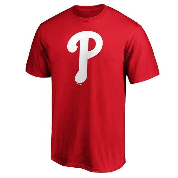 Philadelphia Phillies Fanatics Branded Official Logo T-Shirt - Red