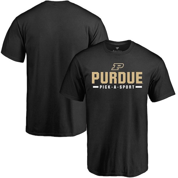 Purdue Boilermakers Custom Sport T-Shirt - Black