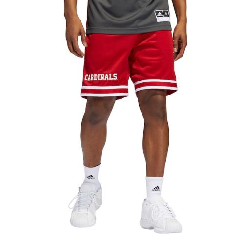 Louisville Cardinals adidas Reverse Retro Basketball Shorts - Red