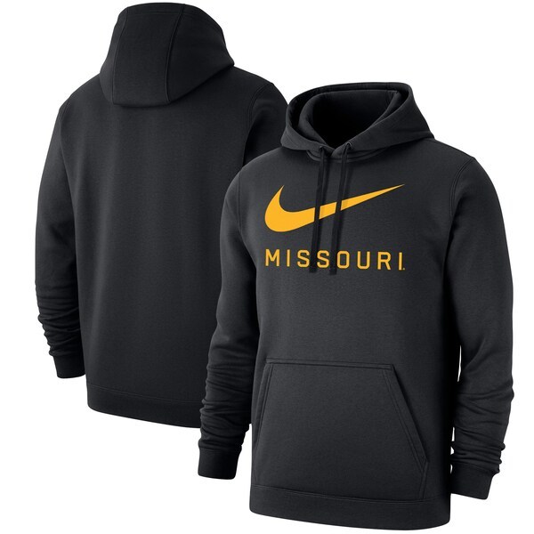 Missouri Tigers Nike Big Swoosh Club Pullover Hoodie - Black