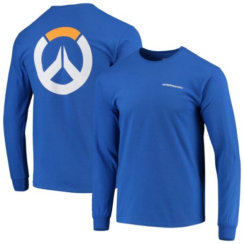 Overwatch Team & Logo Long Sleeve T-Shirt - Royal