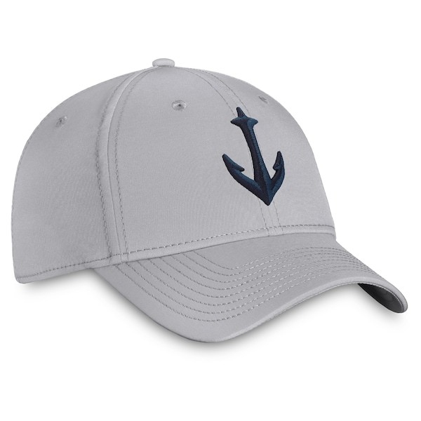 Seattle Kraken Fanatics Branded Secondary Logo Flex Hat - Gray