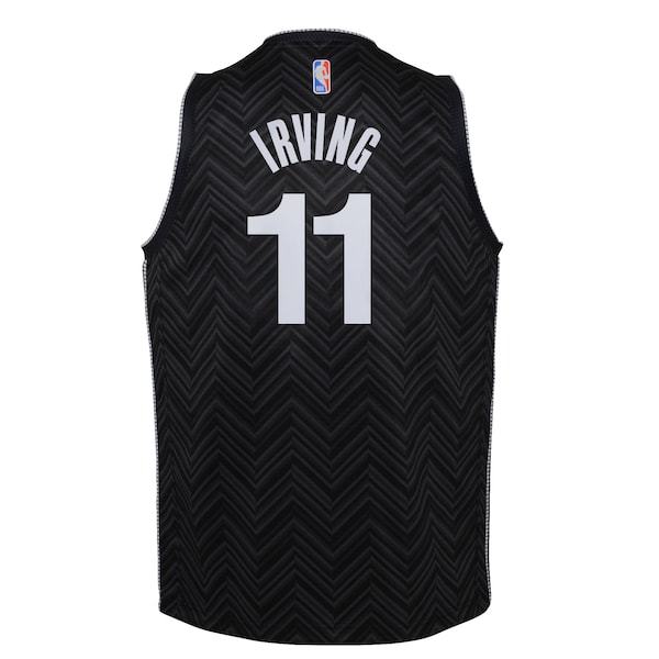 Kyrie Irving Brooklyn Nets Nike Youth 2020/21 Swingman Player Jersey Black - Earned Edition