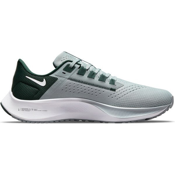 Michigan State Spartans Nike Unisex Zoom Pegasus 38 Running Shoe - Gray