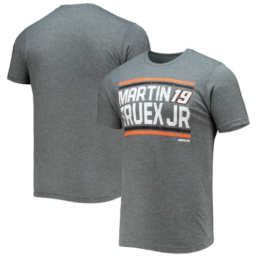 Martin Truex Jr Restart T-Shirt - Heathered Charcoal