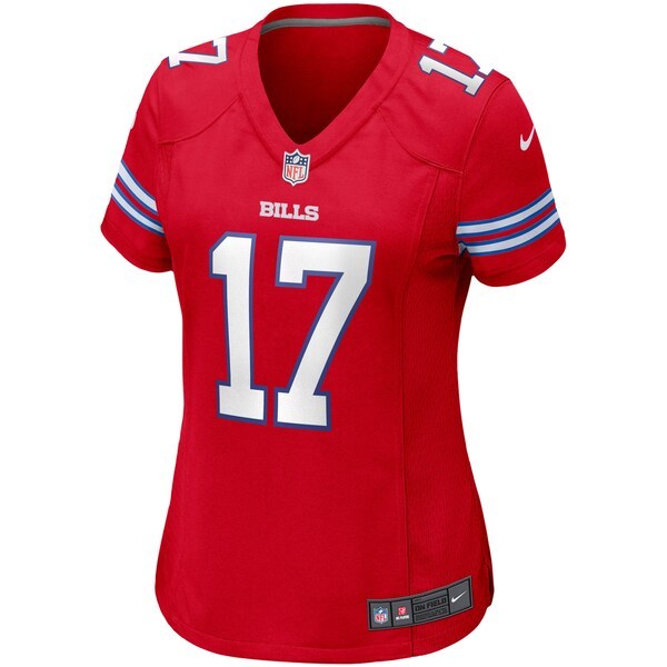 Josh Allen Buffalo Bills Nike Women's Alternate Game Player Jersey - Red