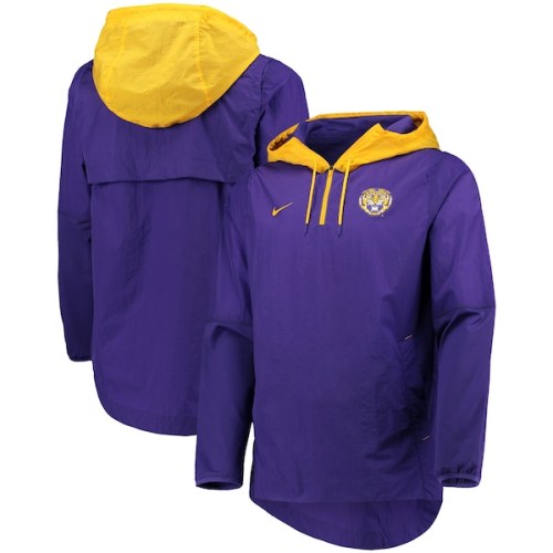 LSU Tigers Nike Player Quarter-Zip Jacket - Purple/Gold