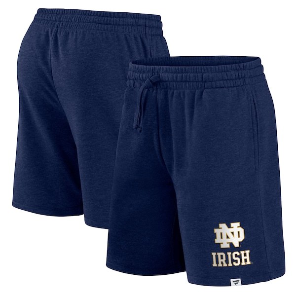 Notre Dame Fighting Irish Fanatics Branded Primary Logo Shorts - Heathered Navy