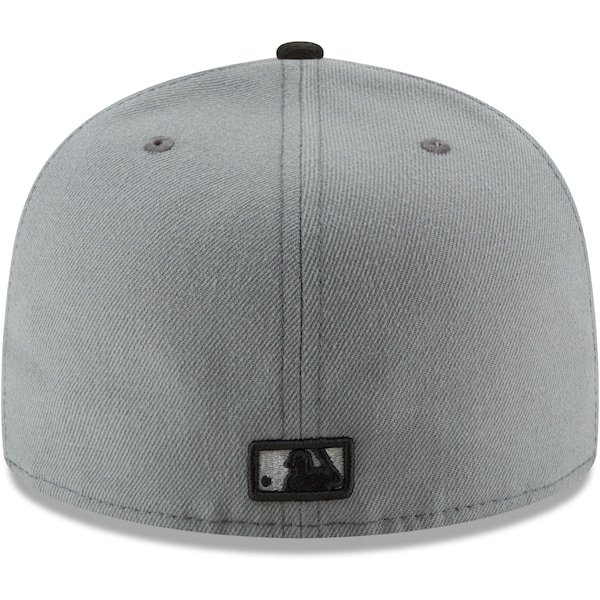 New York Yankees New Era Two-Tone 59FIFTY Fitted Hat - Gray/Black