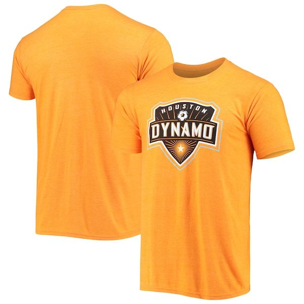 Houston Dynamo FC Fanatics Branded Primary Logo Tri-Blend T-Shirt - Orange