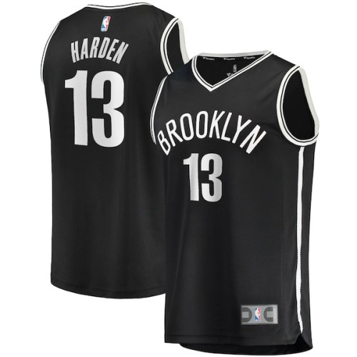 James Harden Brooklyn Nets Fanatics Branded 2020/21 Fast Break Replica Player Jersey - Icon Edition - Black