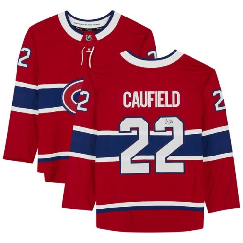 Cole Caufield Montreal Canadiens Fanatics Authentic Autographed Fanatics Branded Red Breakaway Jersey