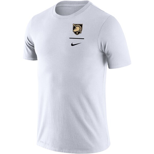 Army Black Knights Nike Logo Stack Legend Performance T-Shirt - White