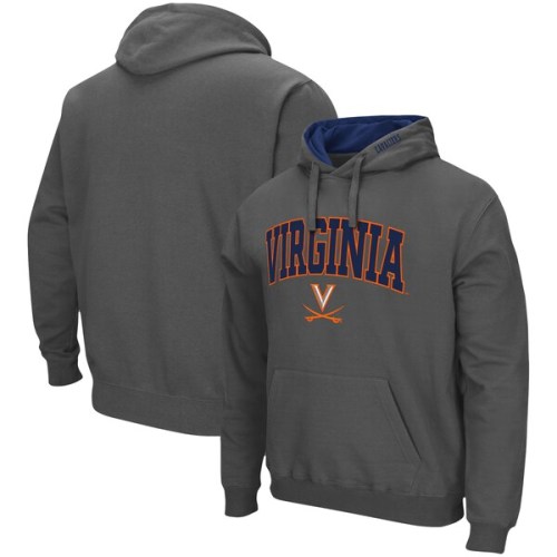 Virginia Cavaliers Colosseum Arch & Logo 3.0 Pullover Hoodie - Charcoal