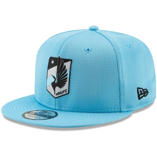 Minnesota United FC New Era On-Field 9FIFTY Adjustable Snapback Hat - Light Blue