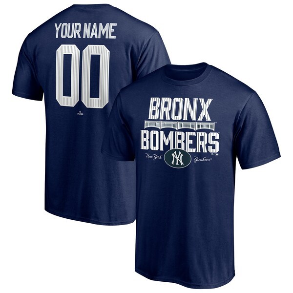 New York Yankees Fanatics Branded Hometown Legend Personalized Name & Number T-Shirt - Navy