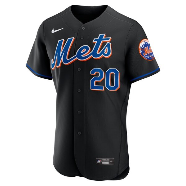 Pete Alonso New York Mets Nike 2022 Alternate Authentic Player Jersey - Black