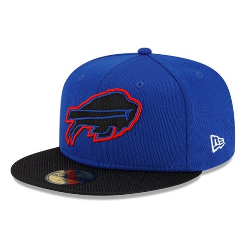 Buffalo Bills New Era 2021 NFL Sideline Road 59FIFTY Fitted Hat - Royal/Black