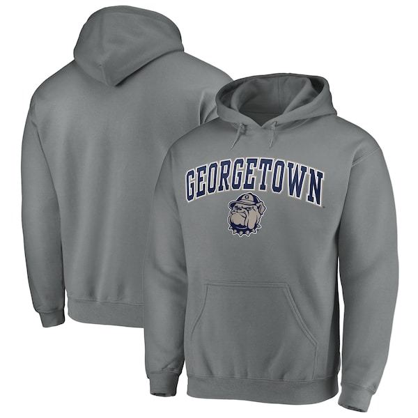 Fanatics Branded Georgetown Hoyas Campus Pullover Hoodie - Charcoal