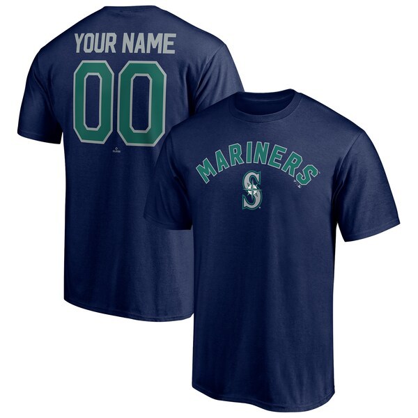 Seattle Mariners Fanatics Branded Personalized Team Winning Streak Name & Number T-Shirt - Navy