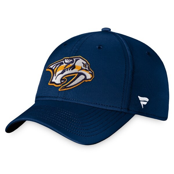 Nashville Predators Fanatics Branded Primary Logo Core Flex Hat - Navy