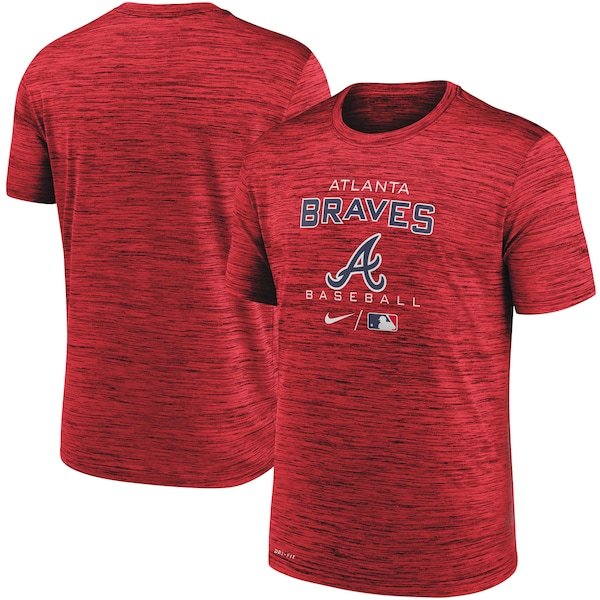 Atlanta Braves Nike Authentic Collection Velocity Practice Performance T-Shirt - Red