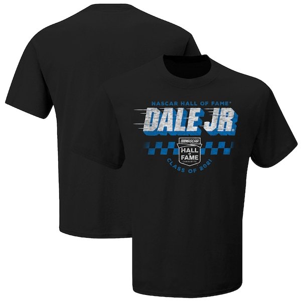 Dale Earnhardt Jr. JR Motorsports Official Team Apparel NASCAR Hall of Fame Class of 2021 Vintage T-Shirt - Black