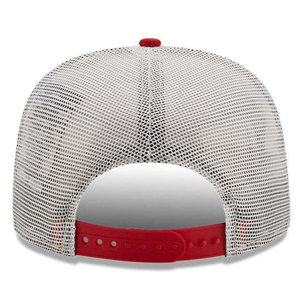 Kyle Busch New Era Golfer Snapback Adjustable Hat - Red/White