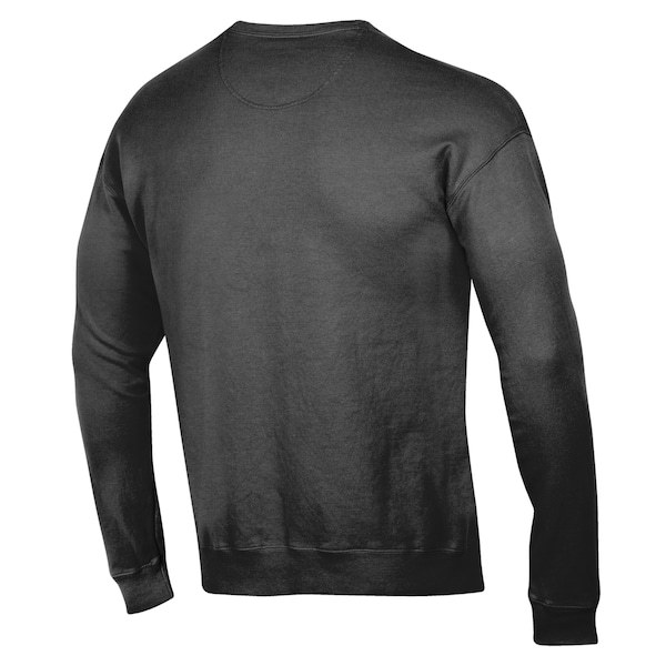 Missouri Tigers ComfortWash Garment Dyed Fleece Crewneck Pullover Sweatshirt - Black