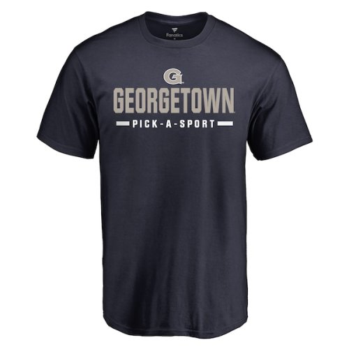 Georgetown Hoyas Custom Sport Wordmark T-Shirt - Navy