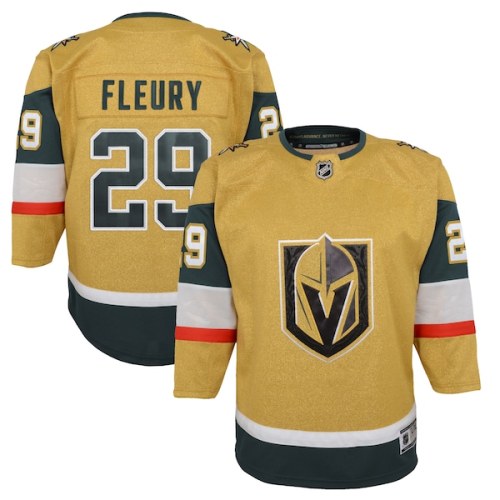 Marc-Andre Fleury Vegas Golden Knights Youth 2020/21 Alternate Premier Player Jersey - Gold